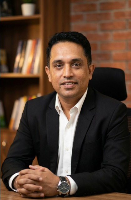 Professional headshot of Sandeep Iyer, Head of AI Talent Strategy & Business Transformation at SquareShift Technologies.